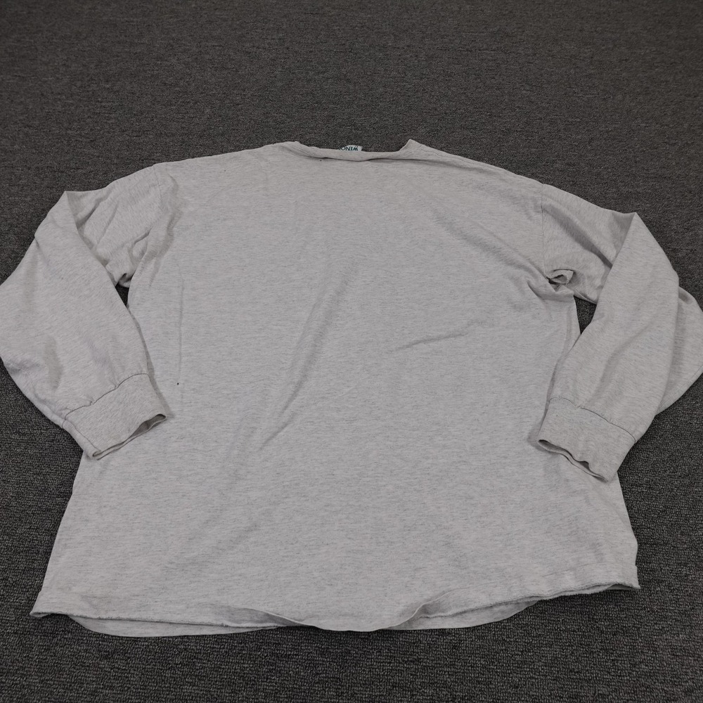 Vintage Winona Shirt Mens XL Gray Nubble Light Lighthouse Graphic Made USA 90s - Picture 12 of 14
